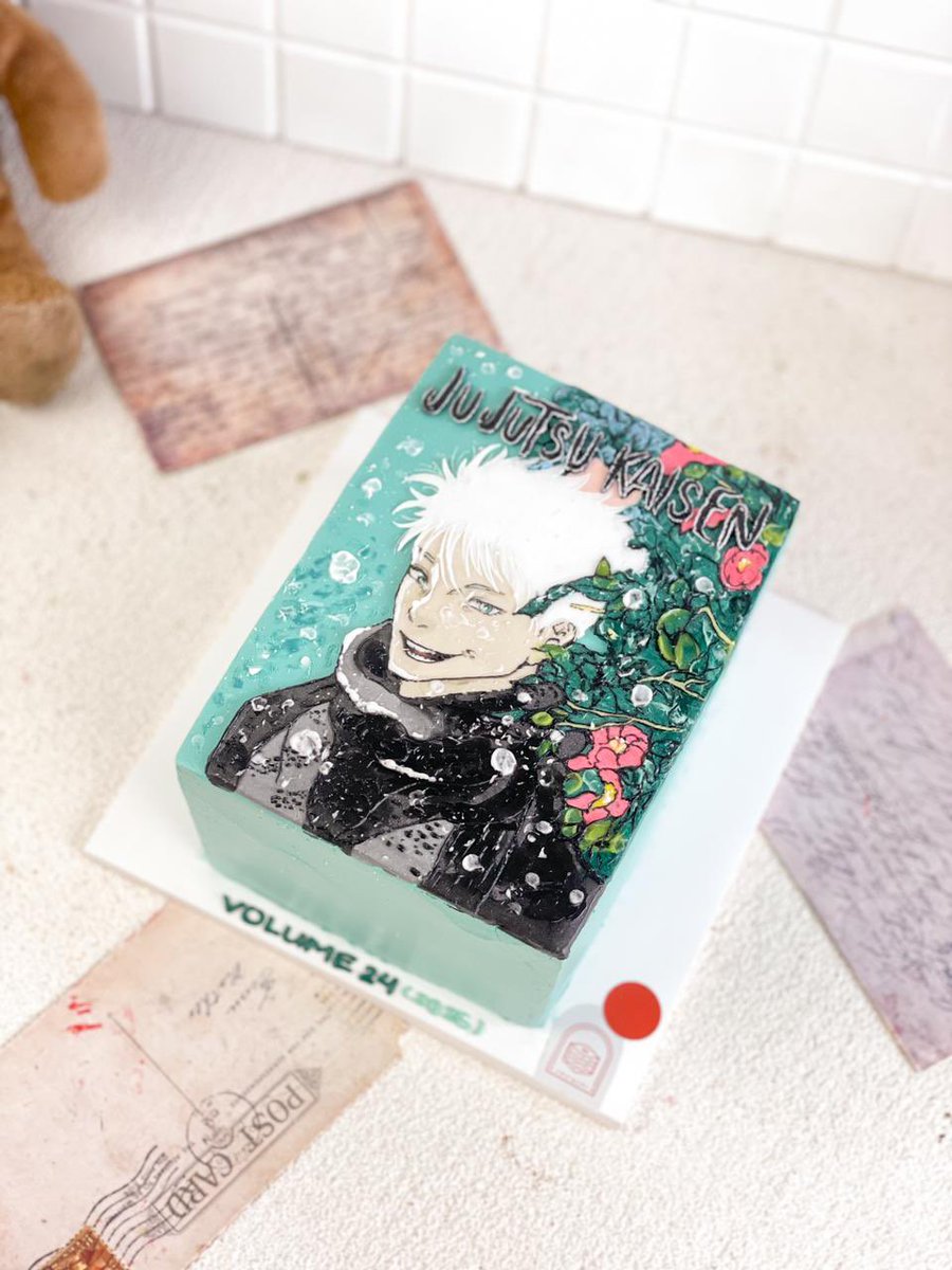 goujoustoru's tweet photo. My cake for this year birthday yeayyy 😆✨🩷 https://t.co/RtFJLBJS4F