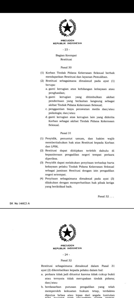 Ini Undang Undang loh yang bilang~