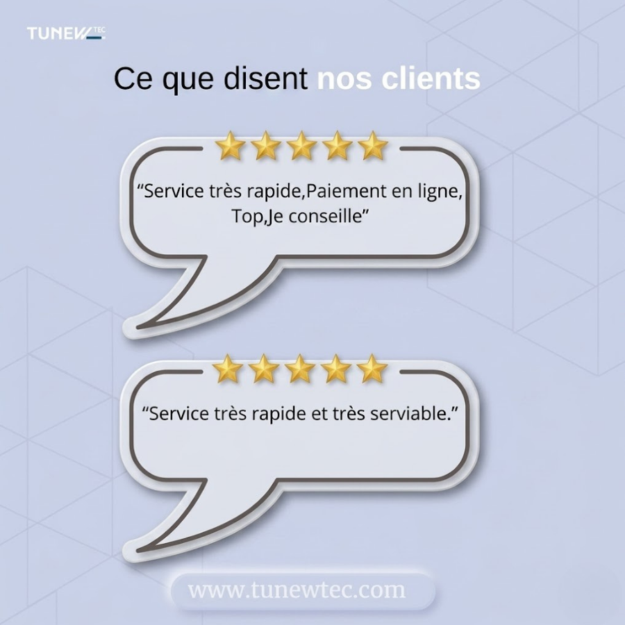 tunewtec's tweet photo. ⭐⭐⭐⭐⭐
La satisfaction client est notre priorité 💙
🙏 Merci pour votre confiance
🚀 Service rapide | 💳 Paiement sécurisé | 🤝 Qualité garantie

👉 Vos avis nous motivent chaque jour ! https://t.co/jjMYjeNCGU