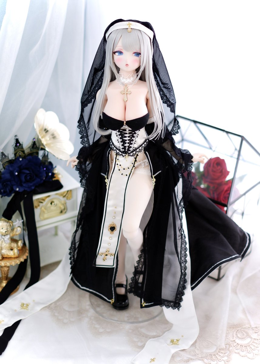 himemaru_honpo's tweet image. 木曜日出品予定の06番ちゃん💙ྀི⋆⑅
優しく赦してくれそうなシスターさま…✞✟
宜しくお願いします(⸝⸝ ◜~◝⸝⸝)ෆ⸒⸒
#ニャンハウス #ひめ丸っ子