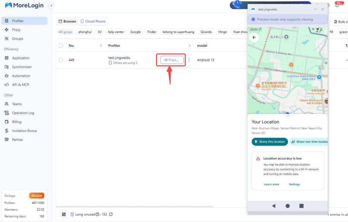 MoreLogin Việt Nam - Free 100 phút Cloudphone tweet media