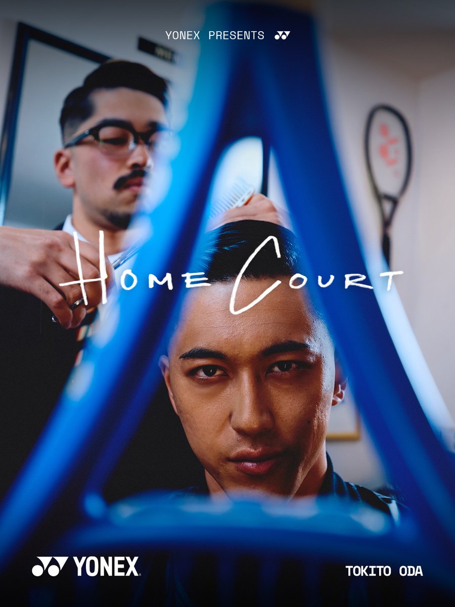 yonexfrance's tweet photo. Pomade, précision, rituel. ✂️

À Nagoya, le barbier fait partie de mes passages incontournables avant un match.

#TimelessTokito #HomeCourt https://t.co/i53c4w3w8b