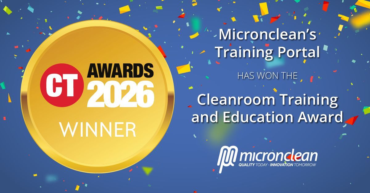 MicroncleanUK's tweet image. #Micronclean is proud to announce that we have won the Cleanroom Training and Education Award at this year's #CleanroomTechnology 2026 Awards! Congratulations to all involved in the #Training Portal project.

Find out more at: cleanroomtechnology.com/cleanroom-tech…

#CTAwards2026 #AwardWin