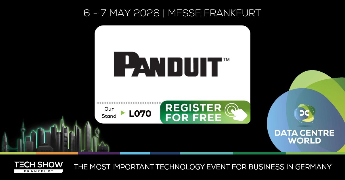 Panduit will be exhibiting at Data Centre World Frankfurt from 06 to 07 May 2026. Visit us at stand L070 to explore practical solutions for future-ready data centers. Discover how efficient and reliable data center infrastructure can be implemented with our power and fiber