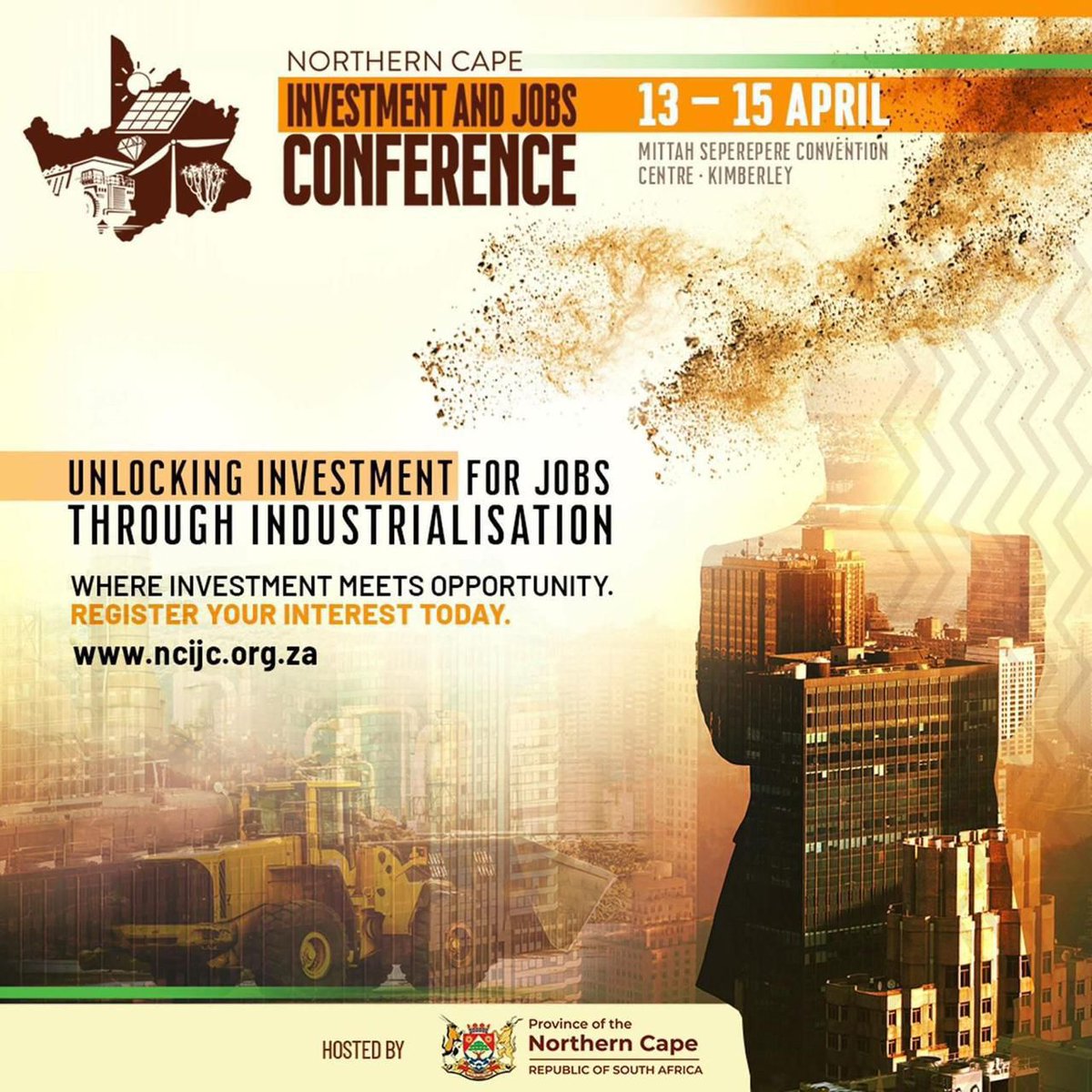 GovernmentZA's tweet image. Watch➡️ Day 2 of The Northen Cape Investment and Jobs Conference 

Facebook: zurl.co/4bDCl 

Youtube: zurl.co/ntNiB 

#GovZAUpdates #OneStopShop #InvestSA