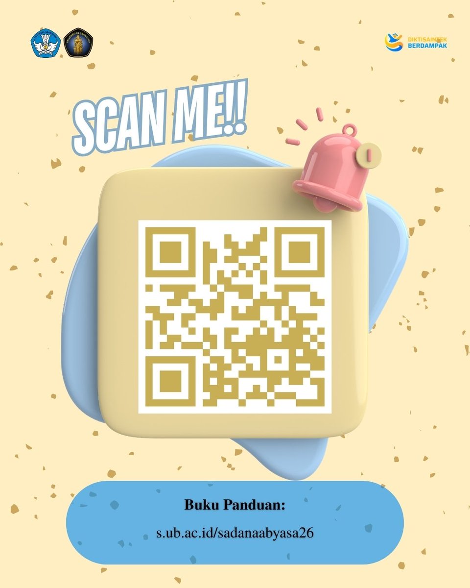 FIBUB_OFFICIAL's tweet image. [SADANA ABYASA Lomba Sastra dan Seni]

Salam Budaya!

Hai #FIBers

ULPM FIB UB menyelenggarakan Sadana Abyasa, Lomba Sastra dan Seni sebagai seleksi internal Peksima 2026.

Tunjukkan bakat terbaikmu untuk mewakili fakultas ke ajang Peksiminas!

Pengumpulan karya dibuka