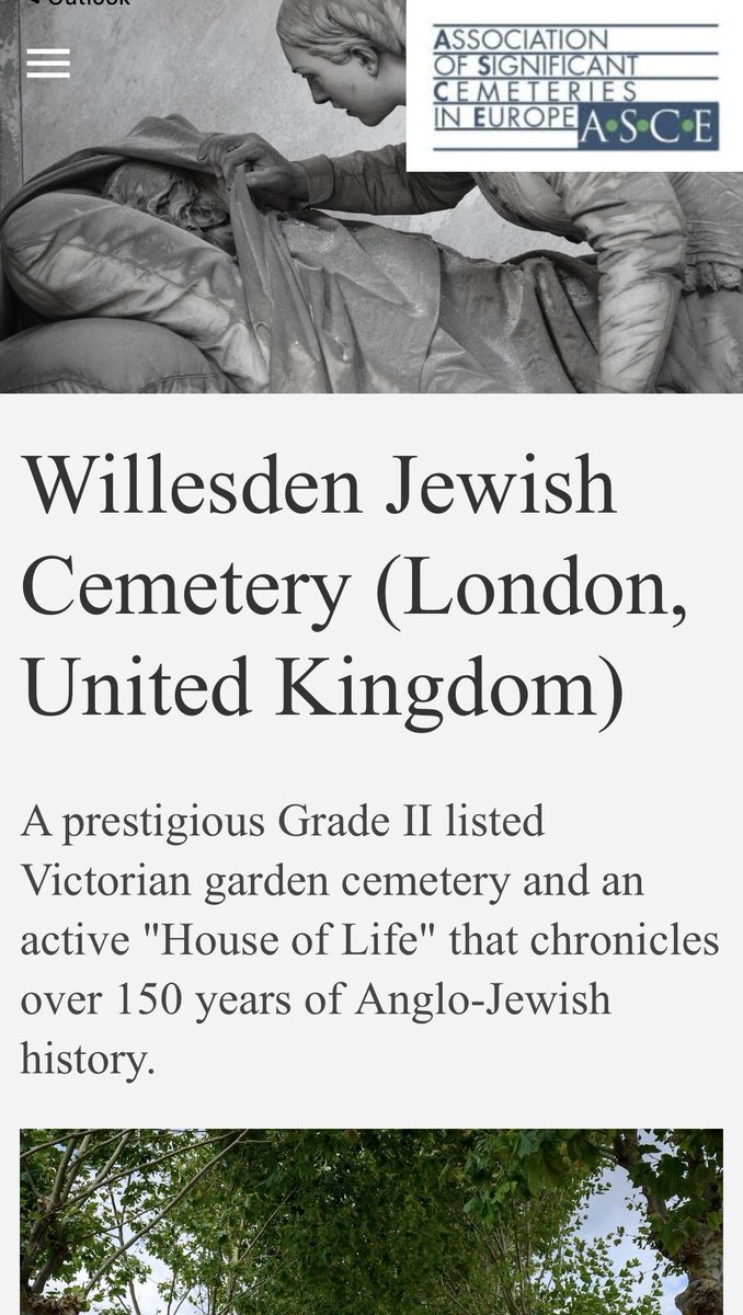 willesdencem's tweet image. We’re delighted to share that Willesden Jewish Cemetery has been recognised as a Significant Cemetery by ASCE. This places us among Europe’s leading historic cemeteries, celebrating our heritage and work in education, community &amp;amp; storytelling. 
🔗 significantcemeteries.org/2026/04/willes…