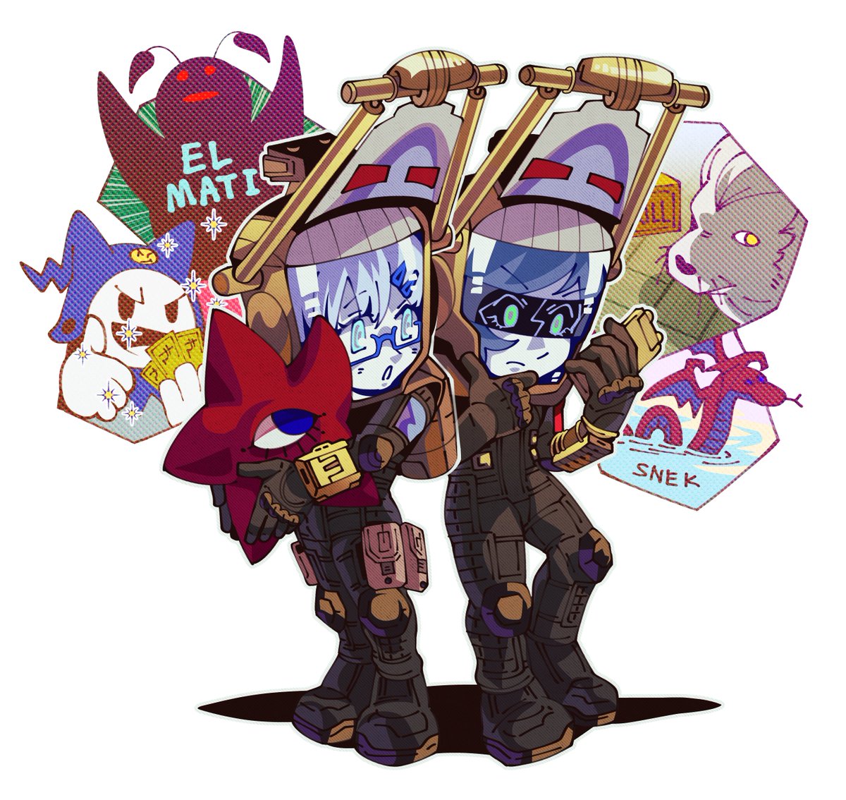 OCs on Demonica Chibis!