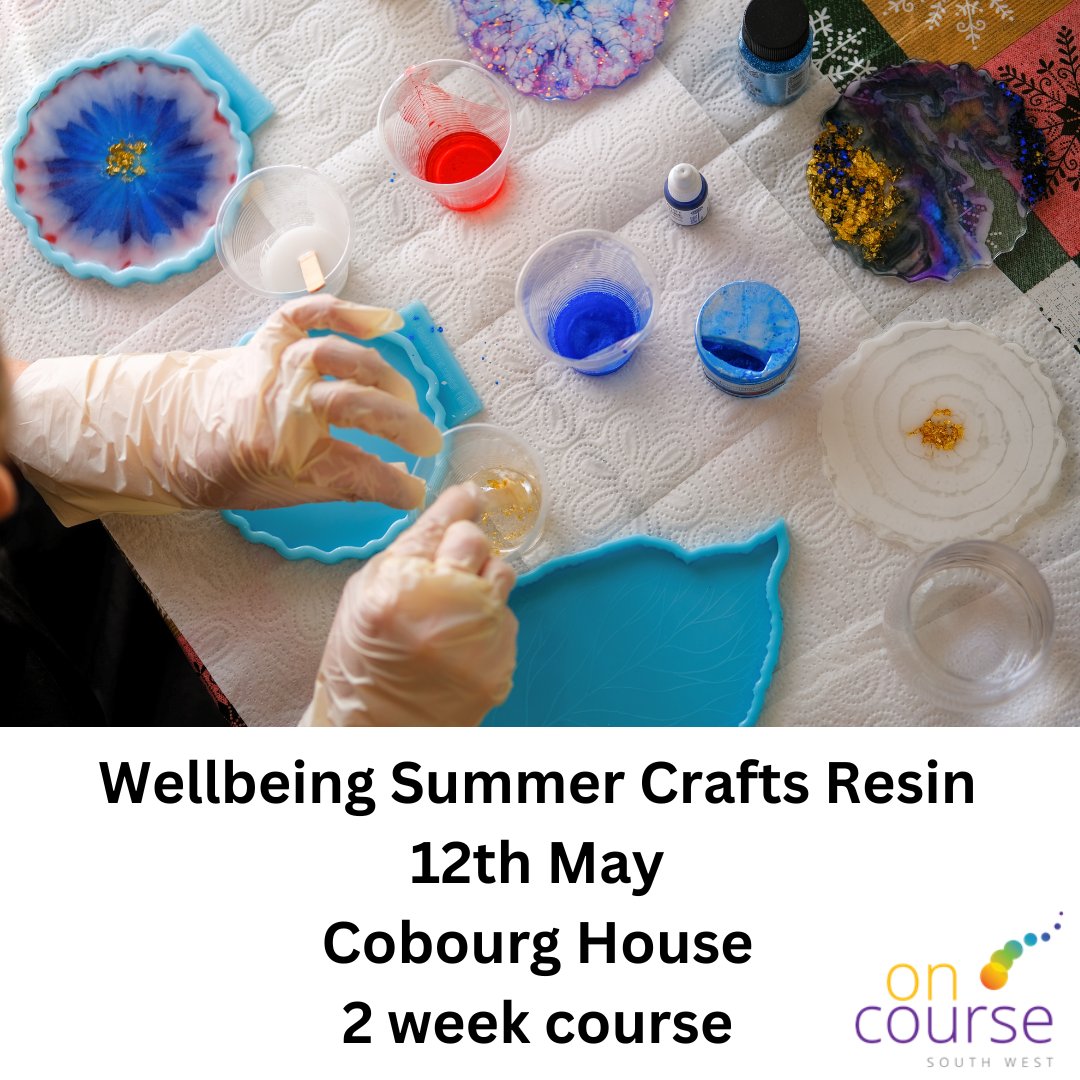 OnCourseSW's tweet image. April is Stress Awareness Month, and we’re firm believers that the best way to unwind is to get your hands a little busy. Our Wellbeing Summer Crafts: Resin course is designed to be your creative sanctuary.

More info👉ow.ly/JlNR50YFwJ8

#Wellbeing #ResinCourse #Plymouth
