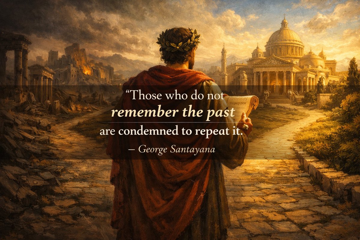 skmohindroo9's tweet image. We forget fast. History doesn’t. #HistoryMatters #LeadershipThinking #StrategicClarity #DecisionMaking #LongTermThinking #ProfessionalGrowth
stayingalive.in/thought-of-the…