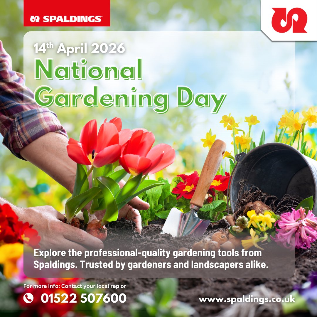 Spaldings's tweet image. Time to get outside and give your green space some love 🌱  
Small patch or big garden — now’s the moment to get those jobs done.
Spaldings has the tools to help.  
Learn more 👉 spaldings.co.uk/products/sp-we…

#GreenSpaces #GardenCare #PlantLovers