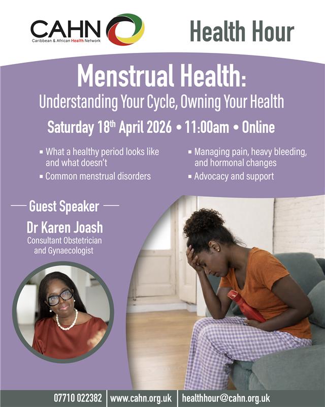 cahn_uk's tweet image. Understanding menstrual health can make a powerful difference to women’s wellbeing, confidence, and everyday life. 

Many women experience challenges such as pain, heavy bleeding, and hormonal changes, yet with the right awareness, support, and information, it becomes easier to