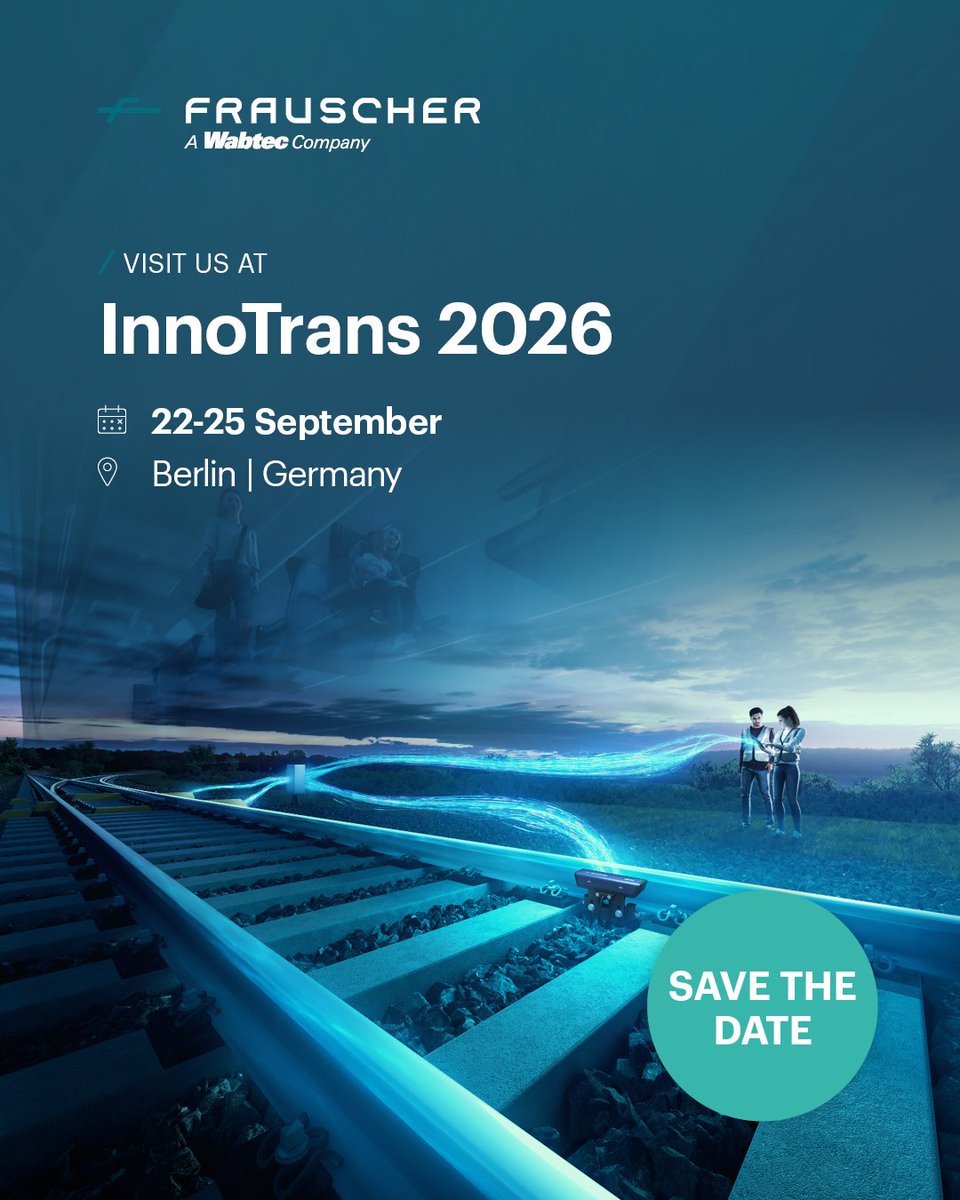 FrauscherSensor's tweet image. What if one platform could empower you to control multiple wayside objects – with full #EULYNX compliance? ✅

That's exactly what we're presenting at #InnoTrans 2026 in #Berlin.🚆
 
Learn more about our presence at InnoTrans: 
shorturl.at/WkvAm