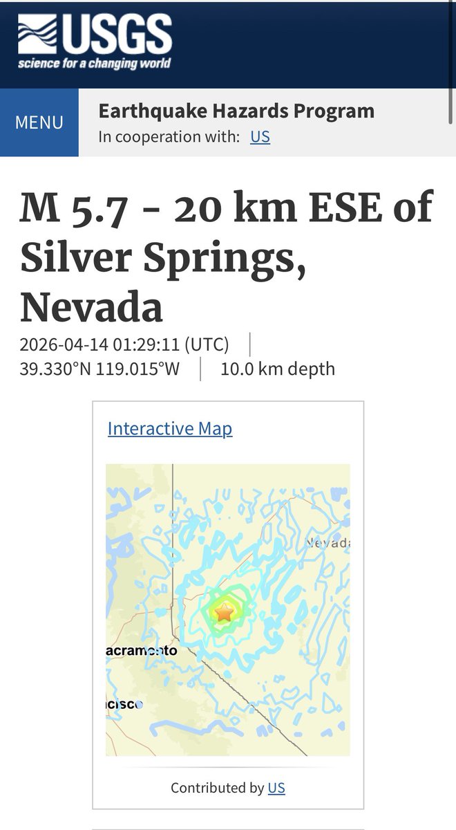 Did you feel the quake? Barely felt anything in North Higlands. Our couch shook. Thought is was our  Cat. It wasn’t.