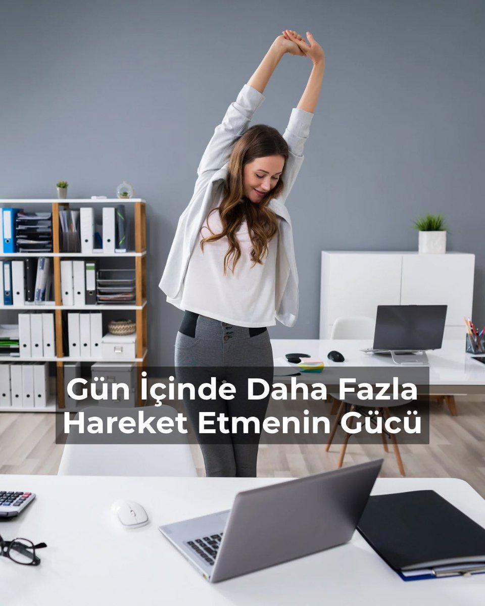 longevilab's tweet photo. Siz fark etmeseniz bile gününüzün büyük bir kısmını oturarak geçiriyor olabilirsiniz. Günlük rutinlerinize hareket katacak küçük alışkanlıklar oluşturun.

#ElevatingLifeEvolvingHealth #Longevilab https://t.co/tCX5NYb3ZS