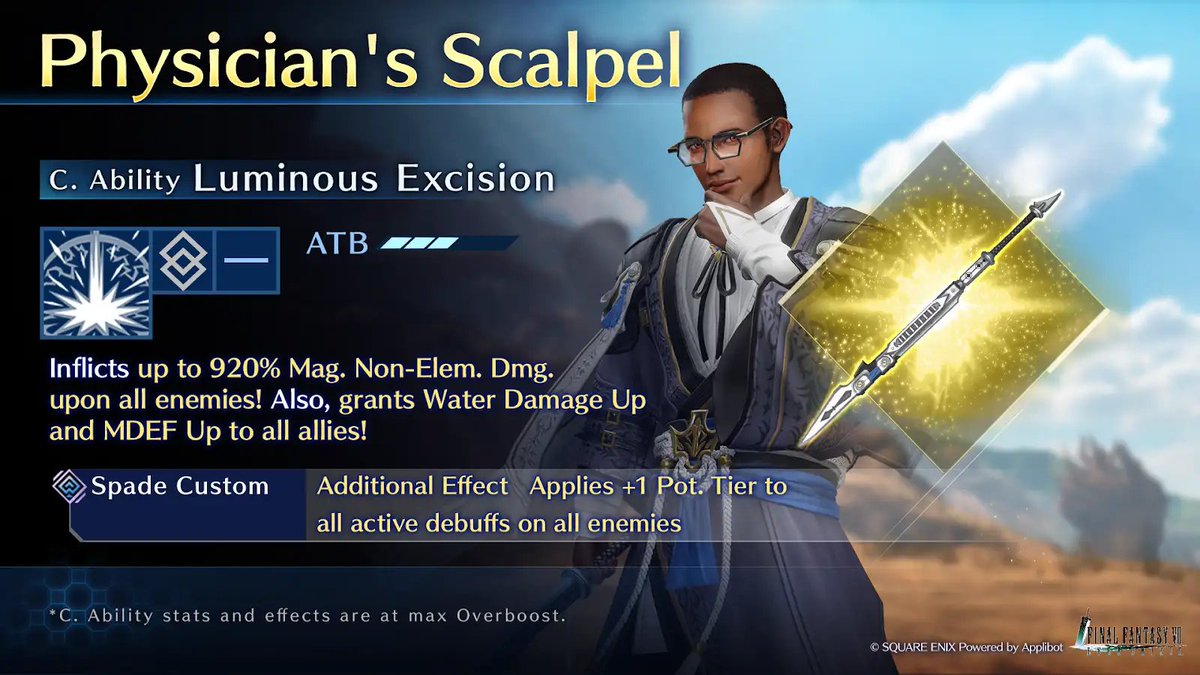 New Matt-Exclusive Weapon coming soon!

Check out Matt's Physician's Scalpel!

#FF7EC #FF7EverCrisis #FF7