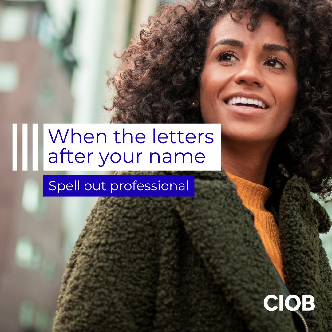 theCIOB's tweet image. For almost 200 years we have set the standards that industry professionals follow. And by becoming Chartered, you can set the standards for the future. Find your path to being qualified at ciob.org/membership/bec…

#ciob #construction #building #surveying #architecture