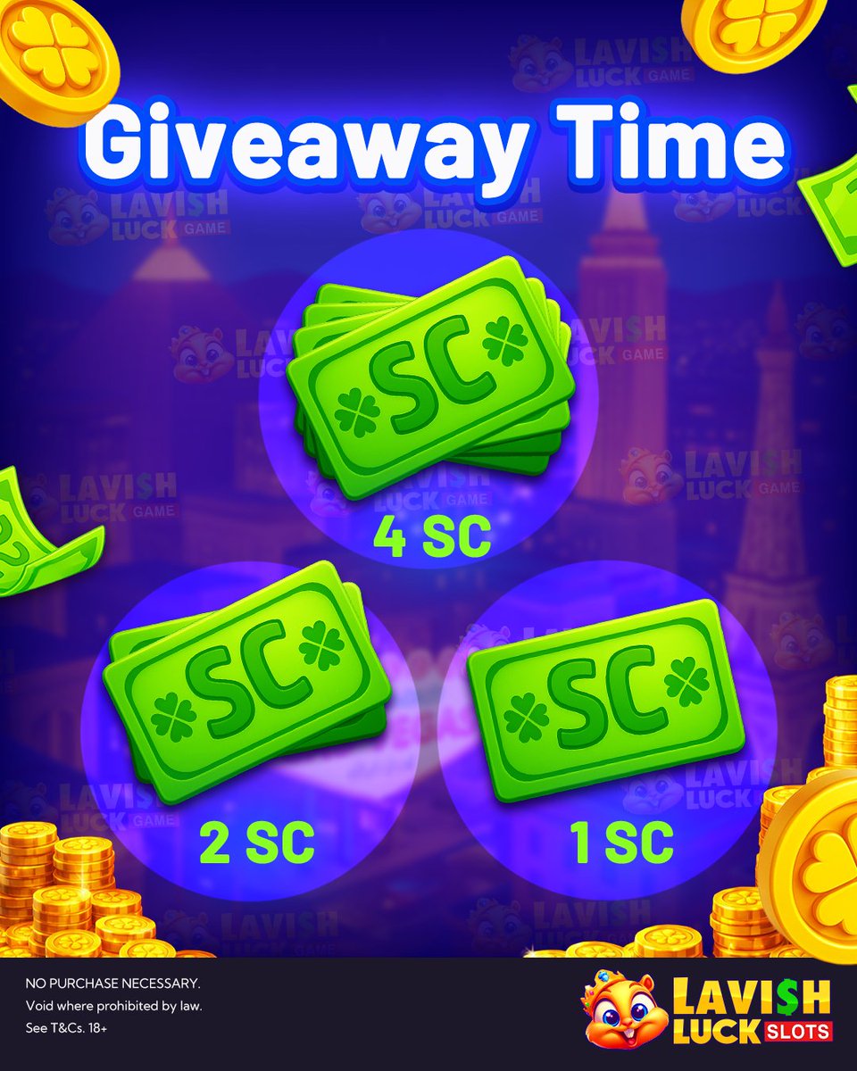 Which prize are you eyeing?
🟢 4 SC
🟢 2 SC
🟢 1 SC

How to enter:
1️⃣ RETWEET to spread the luck! 🔄
2️⃣ COMMENT below with the prize you want! 👇

Luck is random, but you can't win if you don't play! 🎲 Winners will receive their codes via DM. 📬

🔗Let's go!