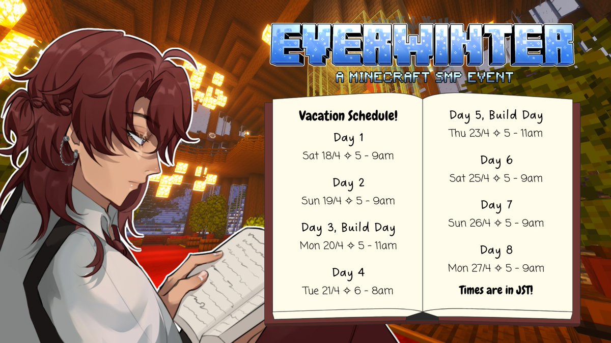 riealtairie's tweet photo. ✧˖°. ALTAIR'S VACATION ⋆˙⟡

As some know, Altair will be away at Everwinter Resort for a while ^^ 

They'll be relaying their experiences to the library, so we'll still be able to watch what they're up to~ ✨

Let's enjoy the show from the library, shall we?

🎨@/myosissylva https://t.co/W6sFKZtAR4