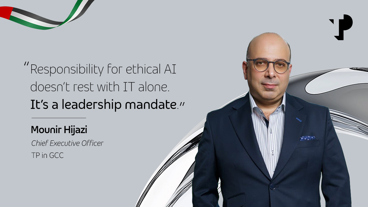 TPatKSA's tweet photo. Ethical AI isn’t owned by IT alone. As AI reshapes decisions and trust, leadership must take responsibility. Insights from TP in GCC, CEO Mounir Hijazi.

Click to read - https://t.co/HAt3733DFM
#EthicalAI #TPinUAE #TPinGCC #DigitalTransformation https://t.co/pRT7KGkpc1