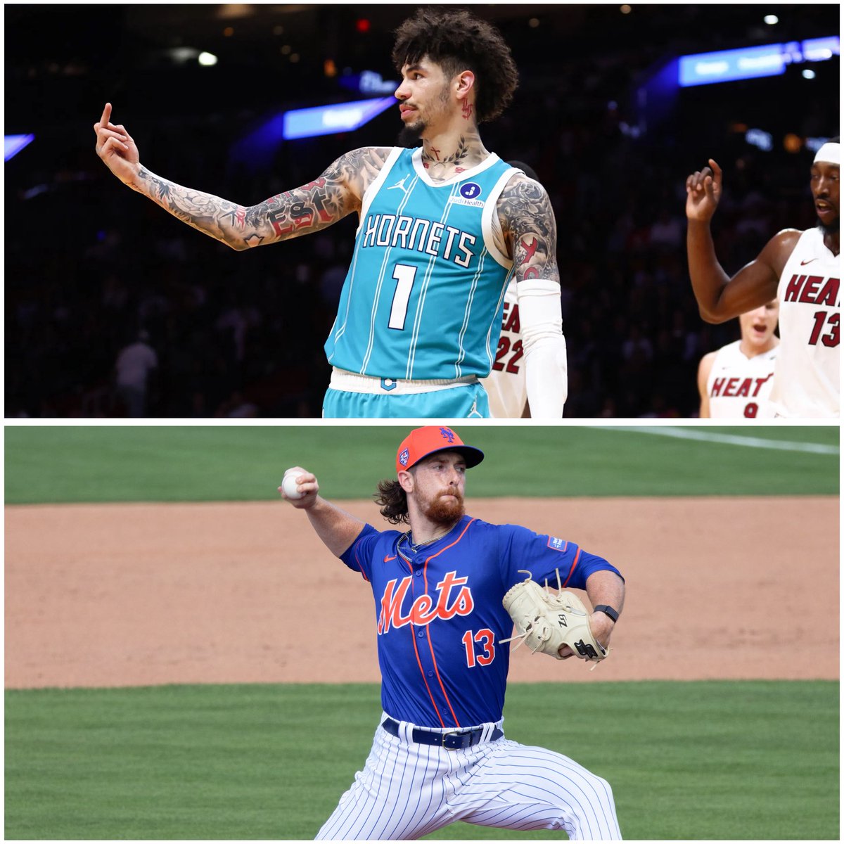 KashyLocks's tweet image. NBA/MLB 4-14 Betting Card🏀⚾️:

LaMelo Ball “O” 13.5 Rebounds + Assist 

Nolan McLean “O” 5.5 Strikeouts 
#LGM 

Keeping it light more props in the Discord

$25 to Someone who LIKES &amp;amp; REPOST if we go 2-0!🧹

Let’s have an Amazing day‼️will post more slips in my VIP Discord join