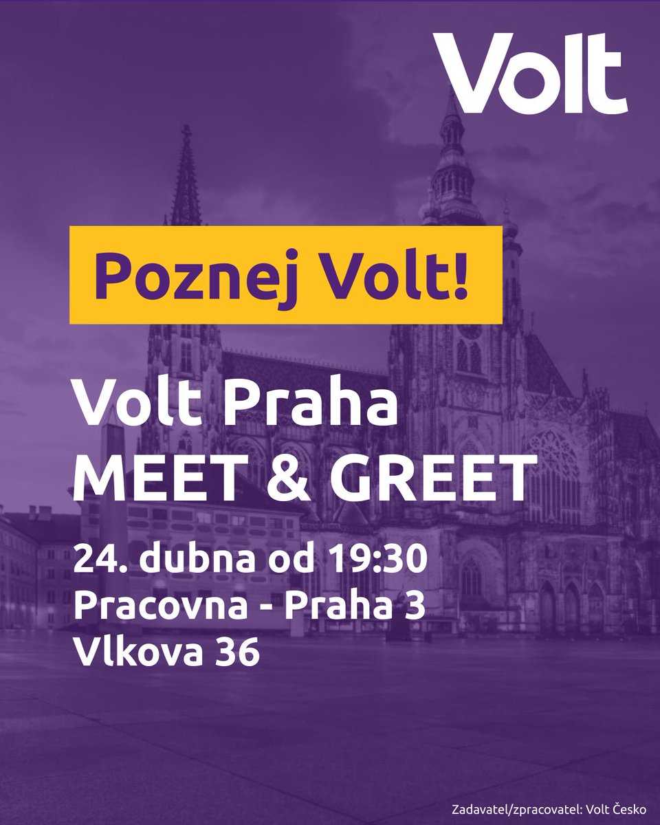 Volt Česko tweet media