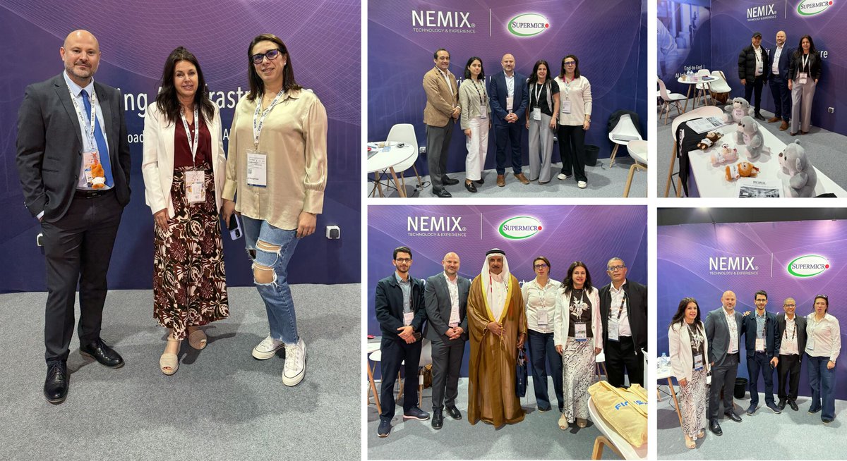 NEMIXComputer's tweet photo. #GITEXAfrica 2026  3 días.

Decenas de reuniones. Un mercado con un potencial enorme.

Volvemos de GITEX con proyectos concretos y una idea clara: África es clave en el crecimiento tecnológico global.

Gracias a todos los que os acercasteis al stand.

👥 Nemix | Supermicro https://t.co/uHvSdMtbEE
