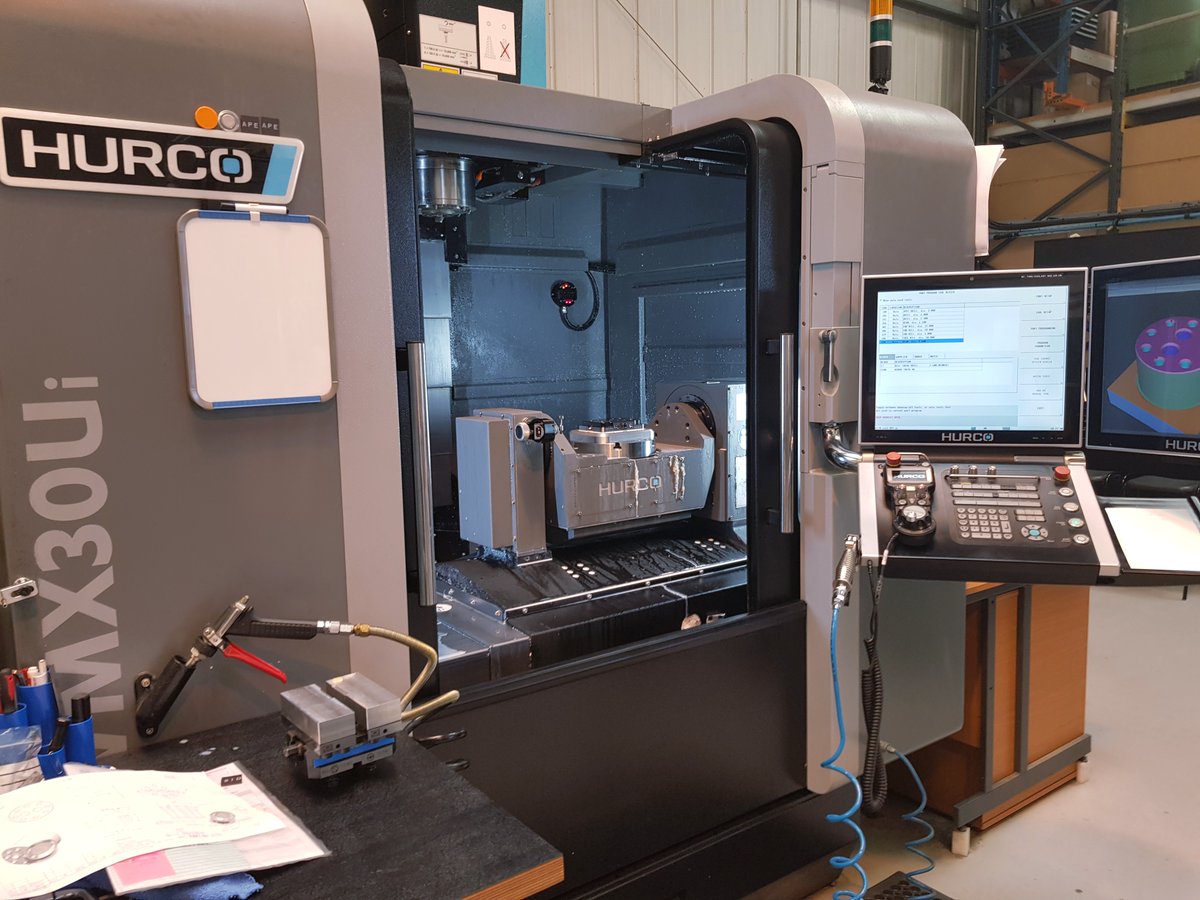 ElderEngLtd's tweet image. It’s a busy morning on the shop floor with our #Hurco VMX 30Ui ready for action.

This 5-axis #machining centre is central to how we consistently produce complex, high-precision components in metals like aluminium, stainless steel, brass and exotic alloys. ✨

#5AxisMachining