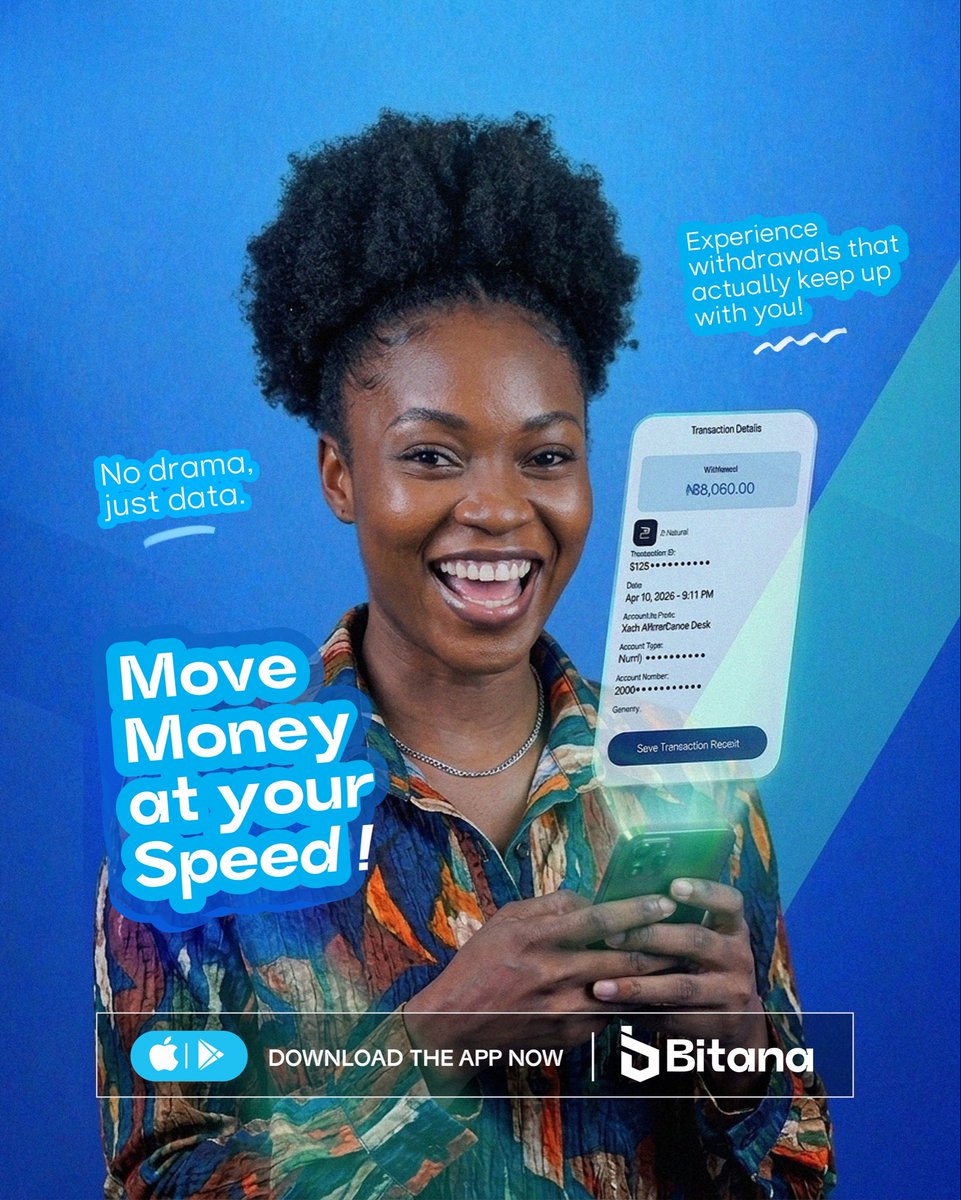 Bitana_official's tweet photo. Letβs be real, nobody likes waiting for their own money.
Thatβs why Bitana keeps things simple.
You withdraw and your money lands in your bank account in seconds. No drama, no charges.
Just the way it should be
Get started with Bitana today!π
#Bitana #FastCashOut #GiftcardToNaira