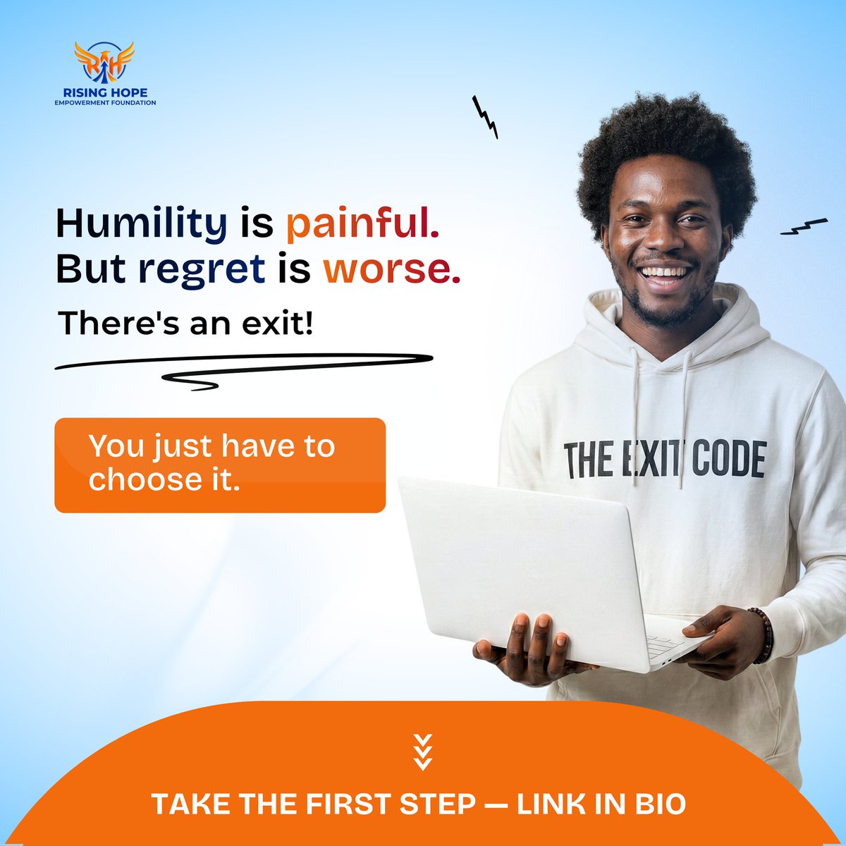 risinghopeef's tweet image. "There is no other way” is a lie.
There is always a way out.
It might be hard. It might be slow.
But it’s better than staying stuck.
Choose the better path.
Get started - Link in bio

#breakthecycle #financialfreedom #theexitcode #brandnewday #leads #careerpath