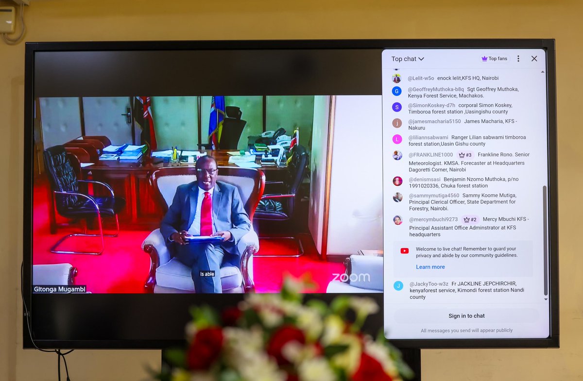 felix koskei tweet media