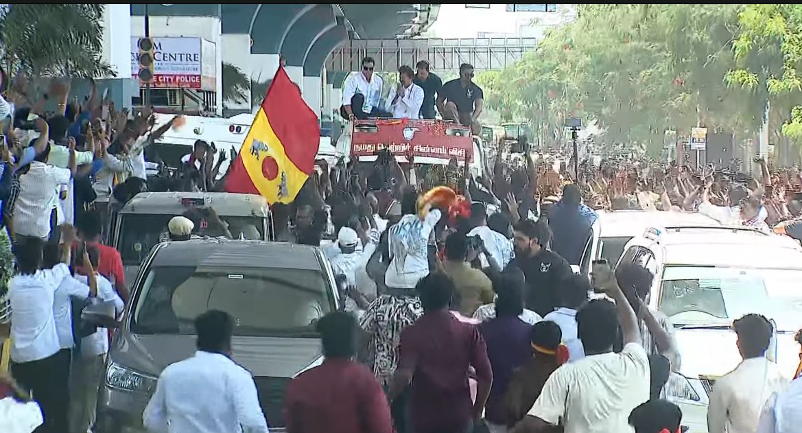 VTLTeam's tweet image. Kovai welcomes Thalapathy ❤️