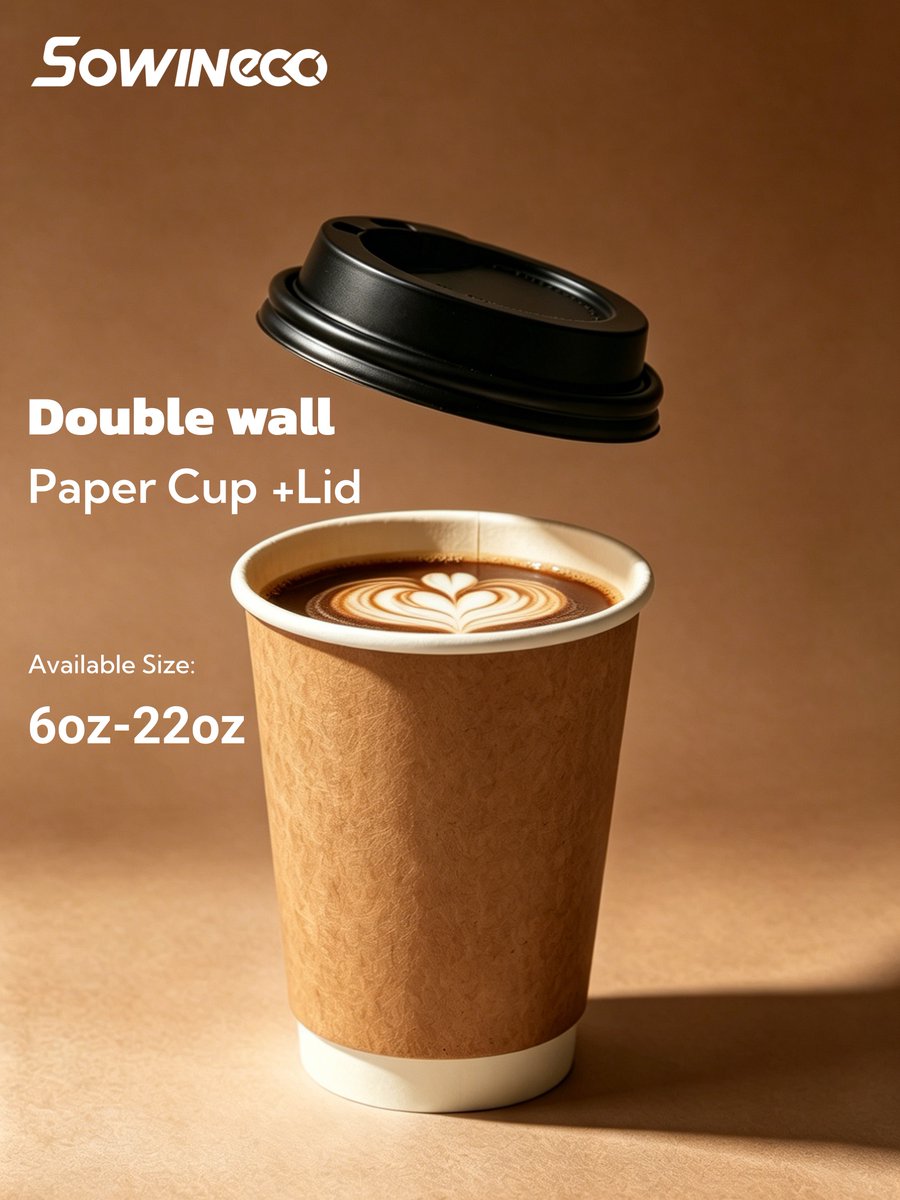 SowinecoPaper's tweet image. Coffee deserves the right cup.☕️
Our double wall paper cups keep drinks hot and hands comfortable.
Learn more: sowineco.com
E-mail: sales@sowineco.com
#CoffeeLover #beverage #packaging #papercups #cups #FoodReview #brandshop #fypシ゚viral