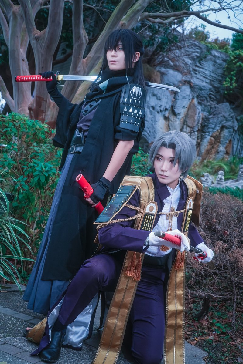 GEMCER2's tweet photo. 刀剣乱舞 
孫六兼元／FeiYin Gemcer 
壓切長古部／撒旦葉 

「刀剣乱舞、始めるか」

攝影：阿司 https://t.co/HydQGPDY99