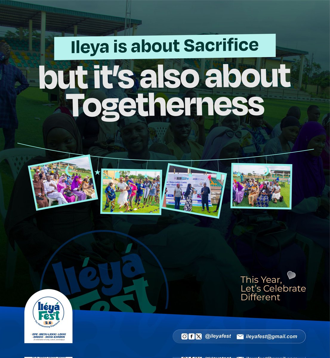 If Ileya is about sacrifice… when did we stop showing up for each other?

Somewhere between busy schedules and “I’ll come next time,” we started missing the moments that truly matter.

This season, come home, reconnect, and be part of the memories again.

#IleyaFest #Homecoming