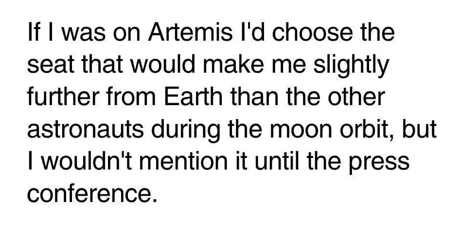 RobbieRaygun's tweet photo. π
#Artemis2 #DistanceRecord https://t.co/niwO79wqLh