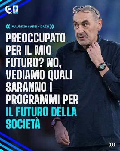 Comandante che tenerezza parlare di programmi futuri. Ce ne sono solo due : 
Per la società : sopravvivenza a livelli mediocri per mero interesse personale
Per i tifosi : LIBERTÀ’
Il mio sogno : LIBERTÀ’CON TE !