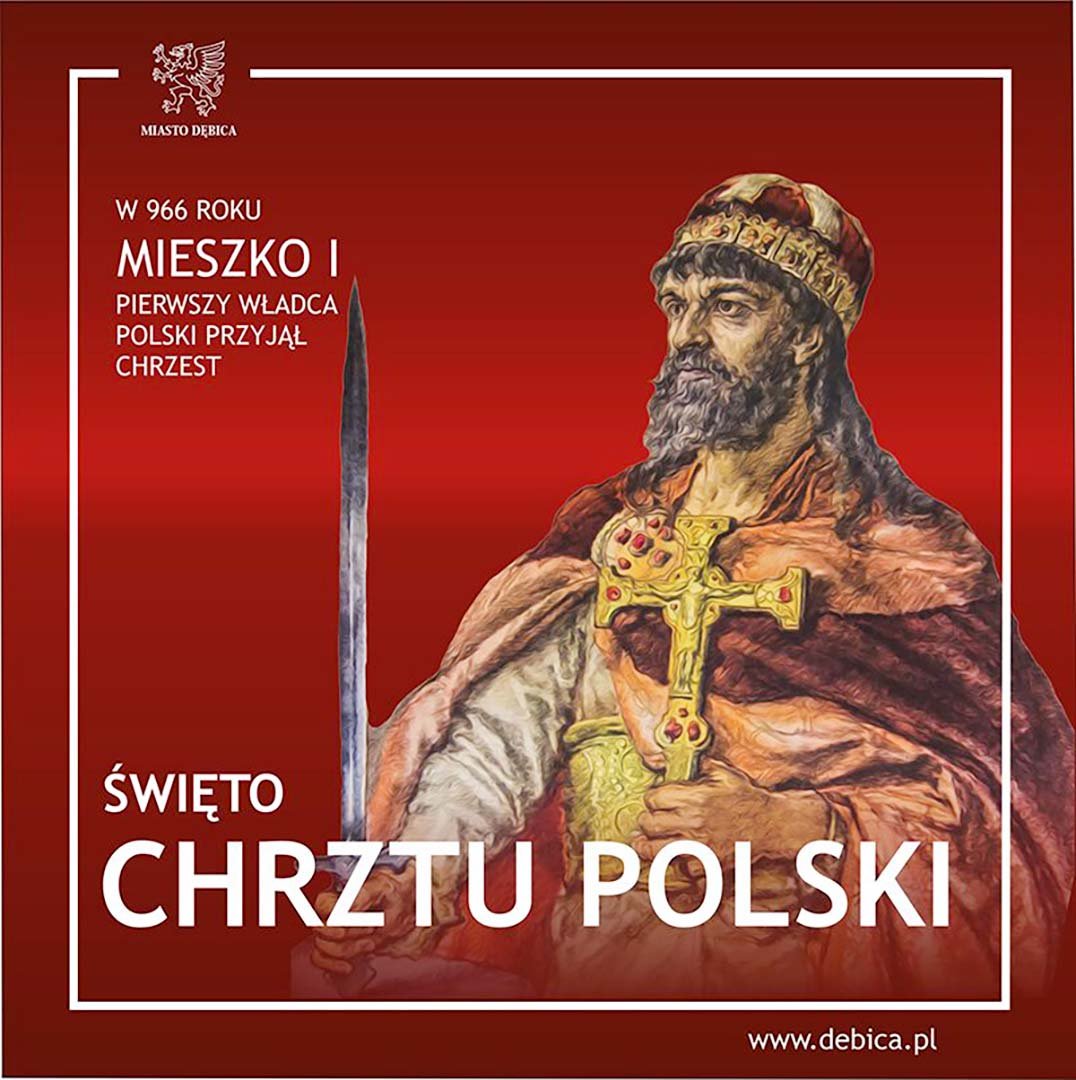 #1⃣4⃣0⃣4⃣  Narodowe Święto Chrztu Polski 🇵🇱 #w9⃣6⃣6⃣roku odbył się Chrzest Polski 🇵🇱 Chrzest księcia Mieszka I (...)