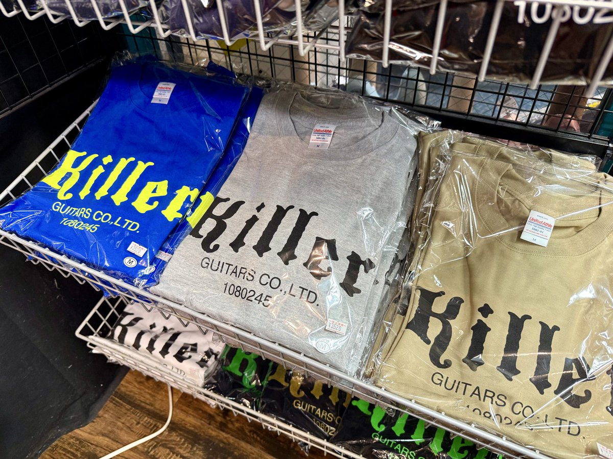 hiroshimaBB's tweet image. ひっさびさに入荷してます!!

killer T-Shirt

各種サイズもございます!!

これを着て弾くだけで、

いつもより、、

音のヌケよくなったり、、🔥🔥

killer好きの方、マストアイテムですよ!

#killer
#killerguitars
#ギター