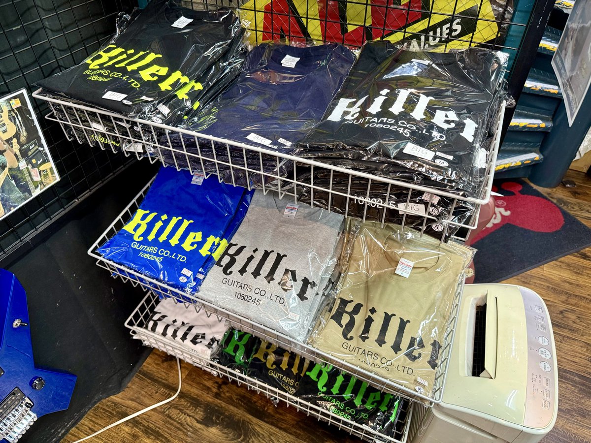 hiroshimaBB's tweet image. ひっさびさに入荷してます!!

killer T-Shirt

各種サイズもございます!!

これを着て弾くだけで、

いつもより、、

音のヌケよくなったり、、🔥🔥

killer好きの方、マストアイテムですよ!

#killer
#killerguitars
#ギター