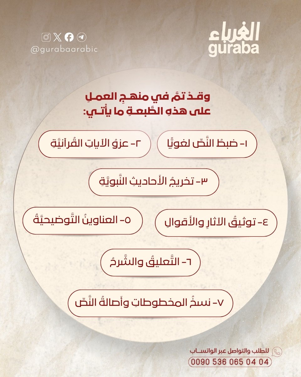 نقدّمه لكم الآن في مكتبتنا!
متوفر لدينا الآن 🌿

• اسم الكتاب: (الداء والدواء) المعروف باسم: الجواب الكافي لمن سأل عن الدواء الشافي.

لطلب الكتاب يُرجى التواصل على الواتساب:
wa.link/yca5g2
+90 536 065 04 04