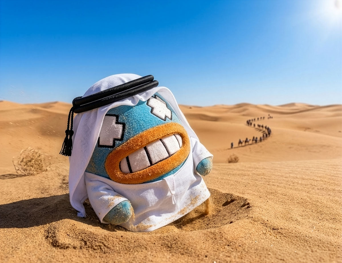 KaijuLegendsNFT's tweet photo. Took a short break.
We may have been… temporarily stranded in the desert.
0/10 experience. Too much sand.
But we fought our way out, crossed the dunes, and escaped.
Kaiju Legends continues. 🔥
(Next time we’re not trusting a map drawn by a lizard.) https://t.co/08FUcuWZbM