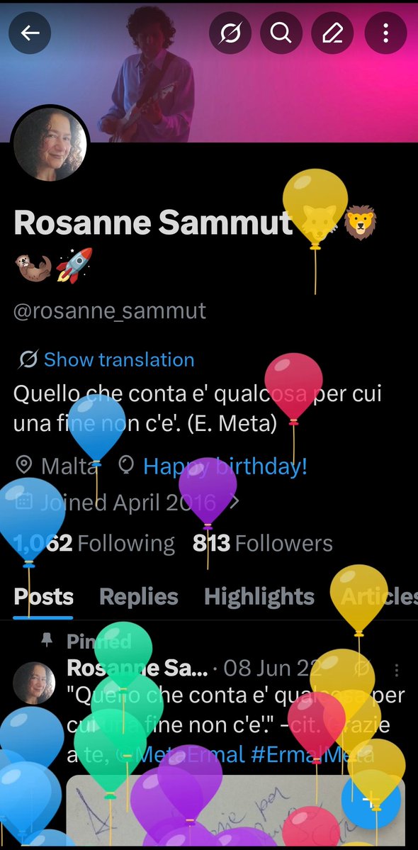 Rosanne Sammut 🐺🦁🦦🚀 tweet media