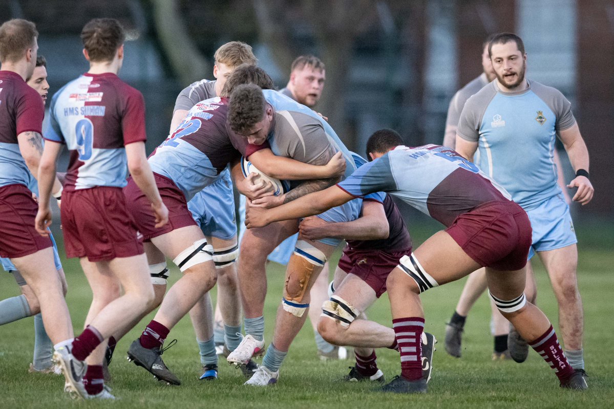 HMSsultan's tweet image. 🏉 Sultan are in the Royal Navy Rugby Cup Final! After a recent 45–19 semi-final win vs @HMS_Collingwood, we face @RAF_Marham tomorrow night.
📅 15 Apr | 📍Portsmouth USG, Burnaby Road | ⏰ 19:00
Come and support the team! #AWEsoME #RNRUcup @NAVYfit