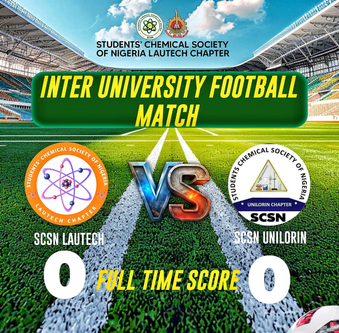 thereelgoodguy's tweet photo. Saturday , 11th April 2026, I led my SCSN team to @SCSN_LAUTECH for the second leg of our friendly match. The game ended 0–0, but it was far from a quiet onefull of intensity, and strong teamwork from start to finish.
Proud of the team and the progress we’re making ⚽
#Leadership https://t.co/4X9ZvX6d3Y