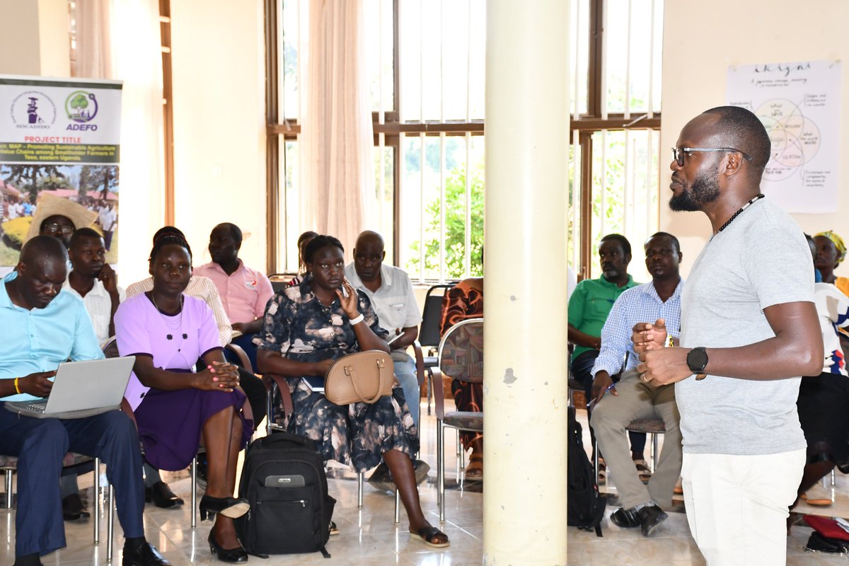 Adefomap2's tweet photo. Day One of our Extensive three days training of our Ateker Development Foundation Multi-Actor Partners (ADEFO-MAP) on Multi-actor Partnership approach has started in Sparrow Hotel Soroti city. The Training is being facilitated by Civil Society Academy.
@socadido @TERUDOComms https://t.co/NpPwcSoAFg