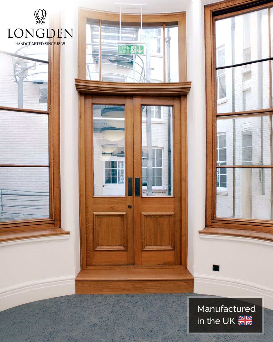 LongdenDoorsUK's tweet image. Timeless craftsmanship with a modern edge.

Our Sussex and Spencer‑style doors, both beautifully finished with stain, bring refined character and understated elegance to every entrance.

#LongdenDoors #HeritageDoors #Joinery #CustomDoors #Craftsmanship #DoorManufacturing   #Wood