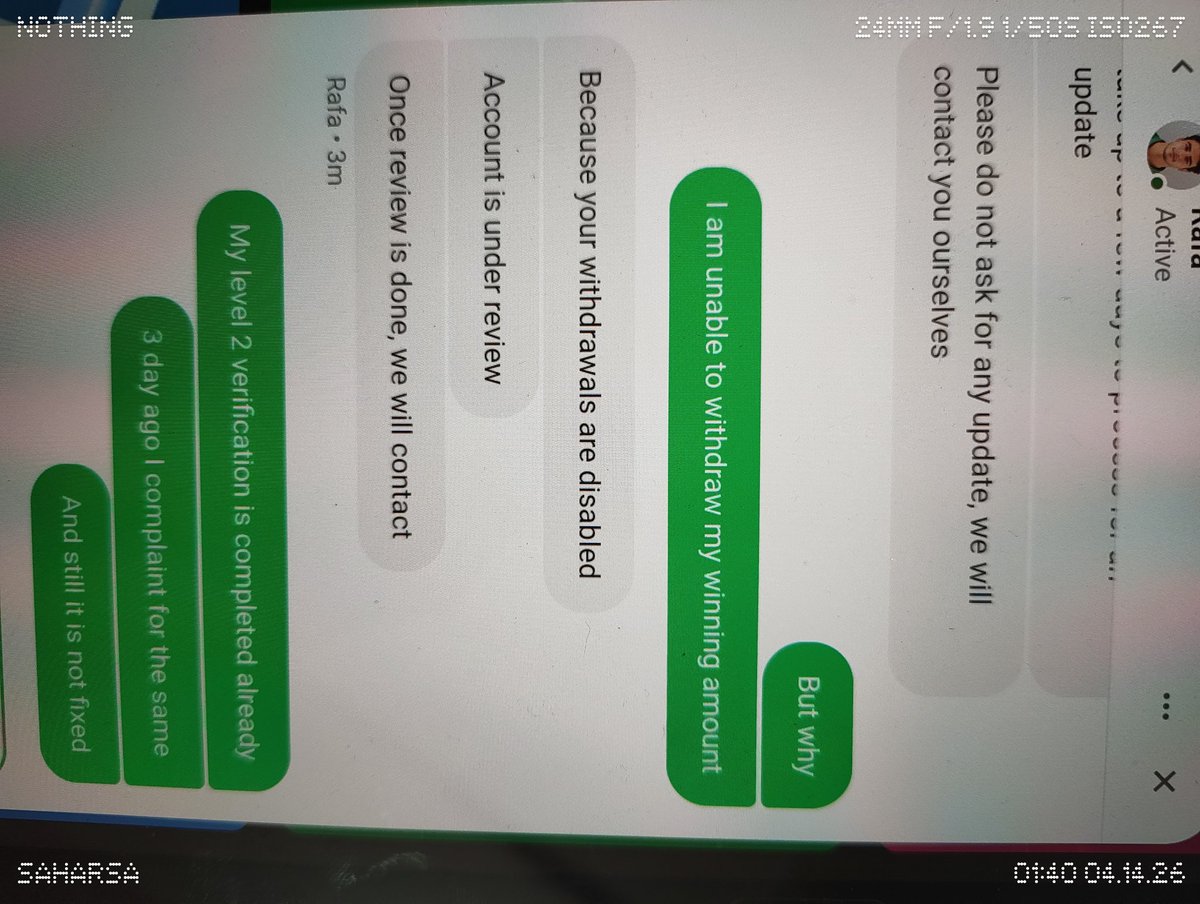 sourav_there's tweet photo. @GamdomIND Please fix this issue. I am unable to withdraw my balance. Please fix this @gamdom @GamdomIND @gamdomsport https://t.co/6nzFPwBdPq