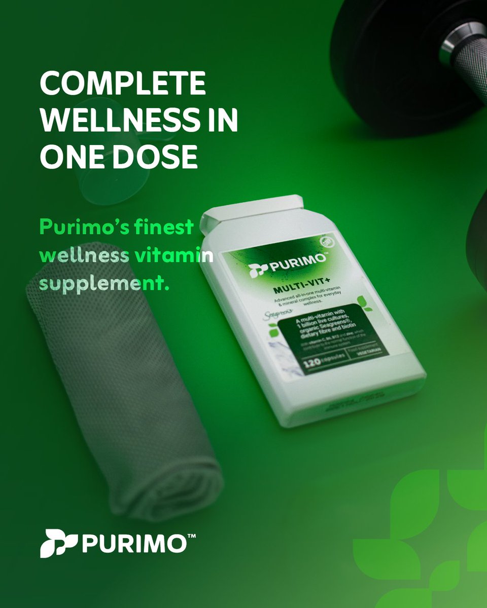PurimoSupps's tweet image. Stay energised, focused, and healthy with Purimo Multi-Vit+. 🌱 

Get 15% off with code META15.

🛒  purimosupplements.com/product/multi-…

#Wellness #HealthyLiving #DailyVitamins #CompleteWellness #SelfCare #Multivitamin
