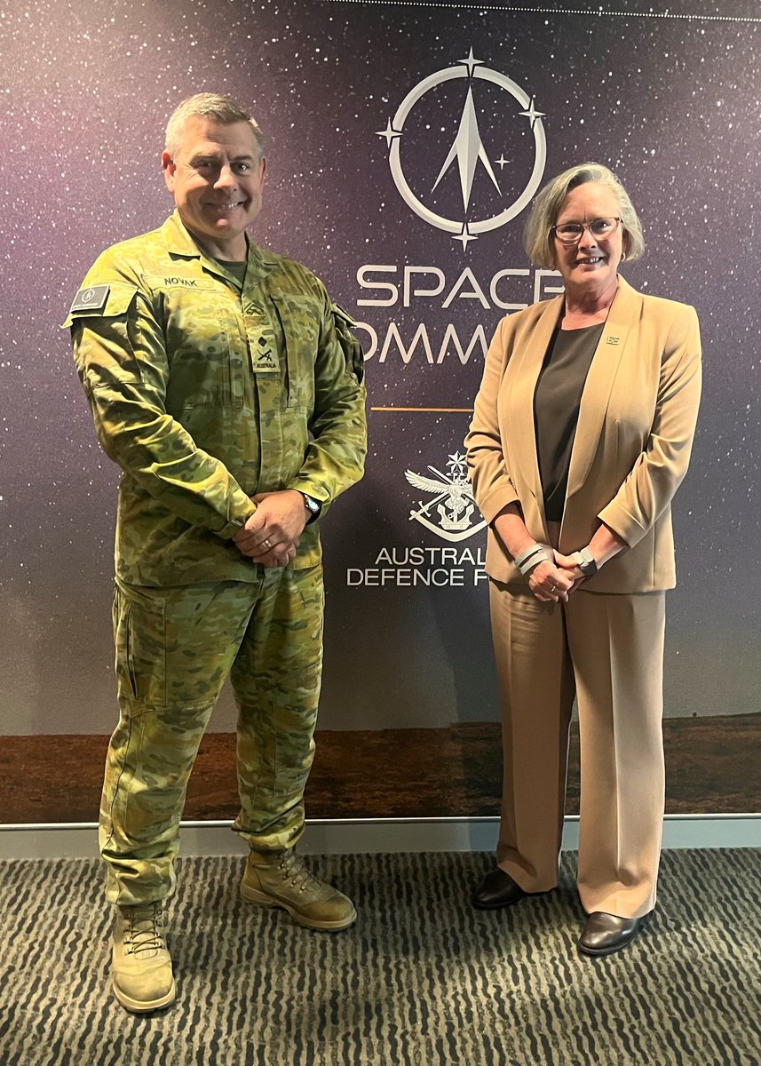 SpaceCommandAU's tweet image. It was a pleasure to host Senator Karen Grogan at Space Command today as part of the Joint Capabilities Group Parliamentary Program, where she met our team and received briefings on the criticality of space and the growing ADF space workforce, and dedicated capabilities.